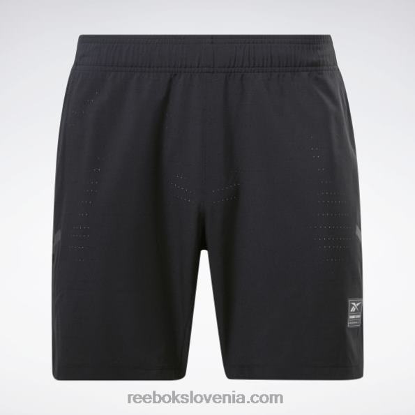 Reebok kratke hlače Speed+ s certifikatom učinkovitosti R22JR1321 Črna moški