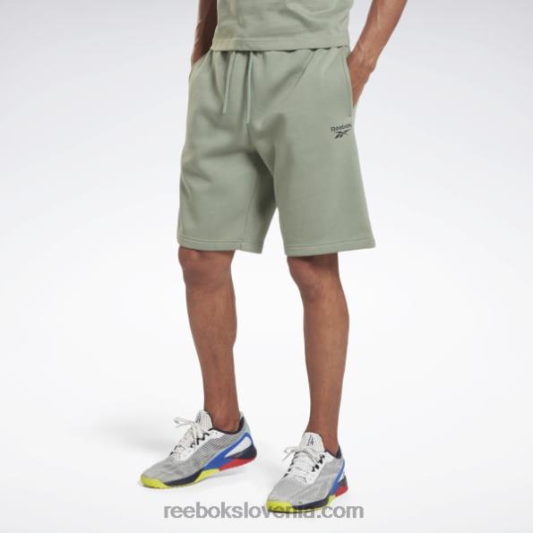 Reebok kratke hlače iz flisa identitete R22JR1236 harmonija zelena moški