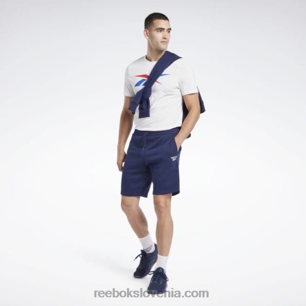 Reebok kratke hlače iz flisa identitete R22JR1242 vektorska mornarica moški