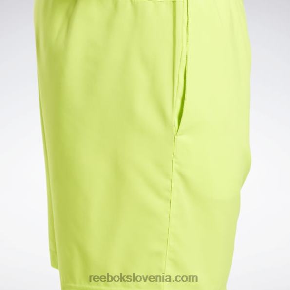 Reebok kratke hlače za vadbo R22JR1157 kislo rumena moški
