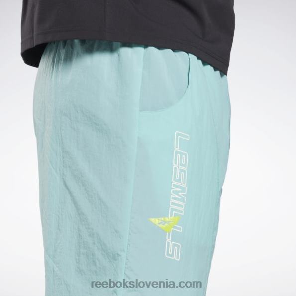 Reebok les mills lahke tkane kratke hlače R22JR1298 polklasična teal moški