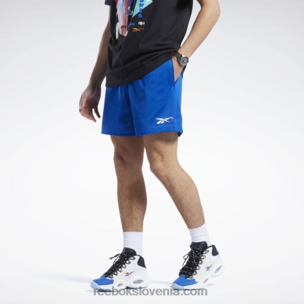 Reebok mrežaste kratke hlače mestne lige R22JR1237 vektorsko modra moški