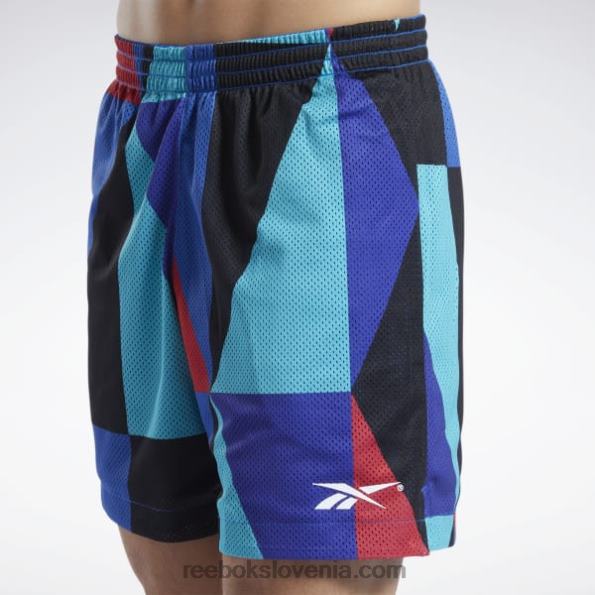 Reebok mrežaste kratke hlače mestne lige R22JR1237 vektorsko modra moški
