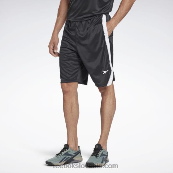 Reebok mrežaste kratke hlače, pripravljene za vadbo R22JR1346 noč črna moški