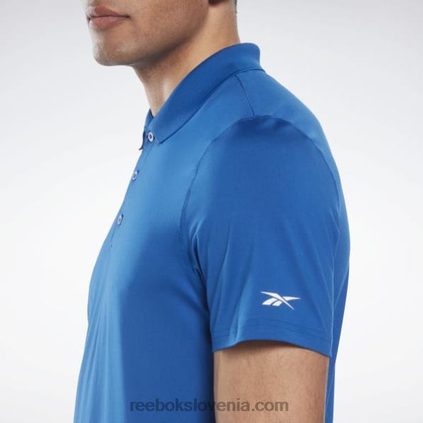 Reebok polo majica, pripravljena za vadbo R22JR1256 vektorsko modra moški