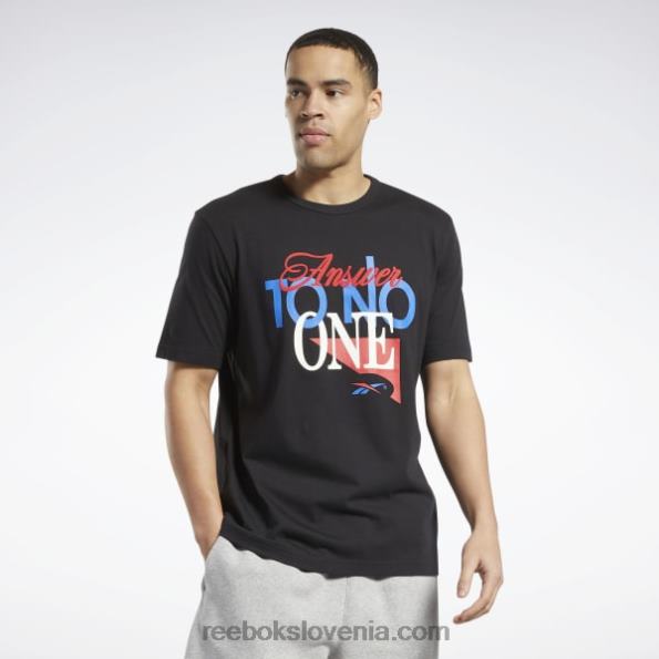 Reebok answer to one majica s kratkimi rokavi R22JR1254 Črna moški