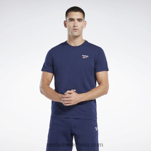 Reebok identity classics majica s kratkimi rokavi R22JR1218 vektorska mornarica moški