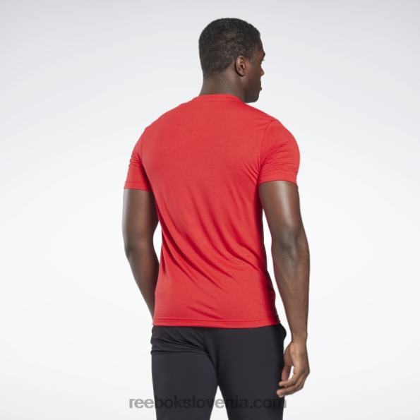 Reebok life is not a spectator športna grafična majica R22JR1295 vektor rdeča moški
