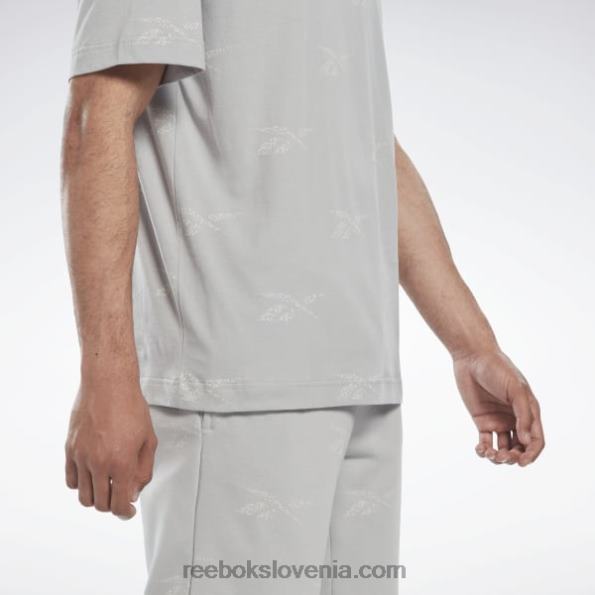 Reebok majica z vektorjem identitete R22JR1271 čista siva 3 moški