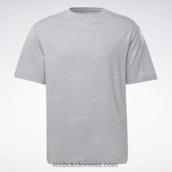 Reebok majica z vektorjem identitete R22JR1271 čista siva 3 moški