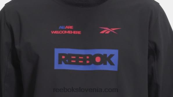 Reebok thermowarm+graphene majica s srednjim slojem z dolgimi rokavi R22JR1288 Črna moški