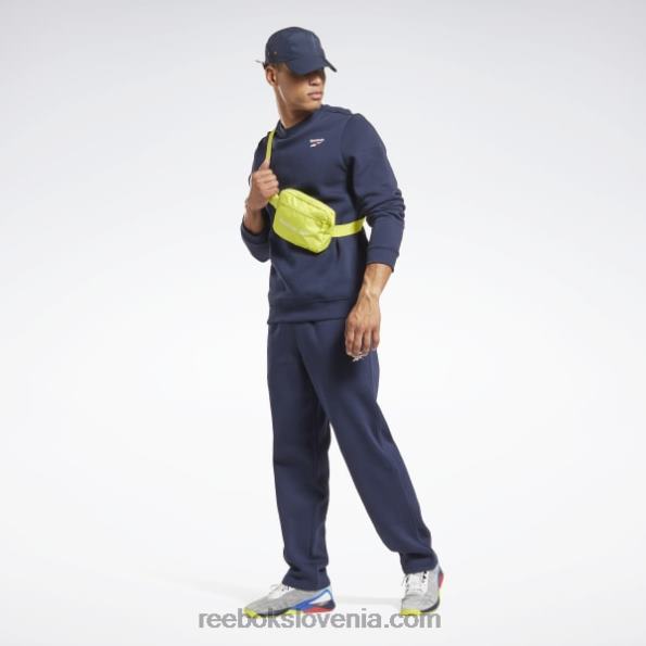 Reebok identity flis vector crew pulover R22JR1180 vektorska mornarica moški