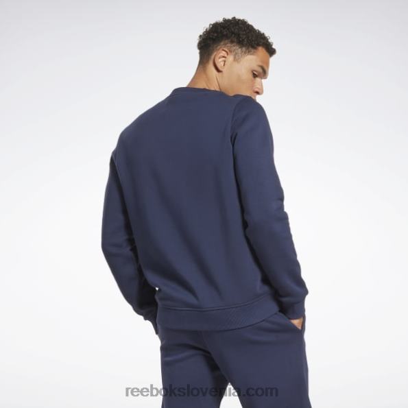 Reebok identity flis vector crew pulover R22JR1180 vektorska mornarica moški