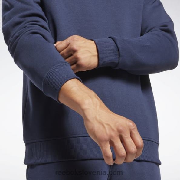 Reebok identity flis vector crew pulover R22JR1180 vektorska mornarica moški