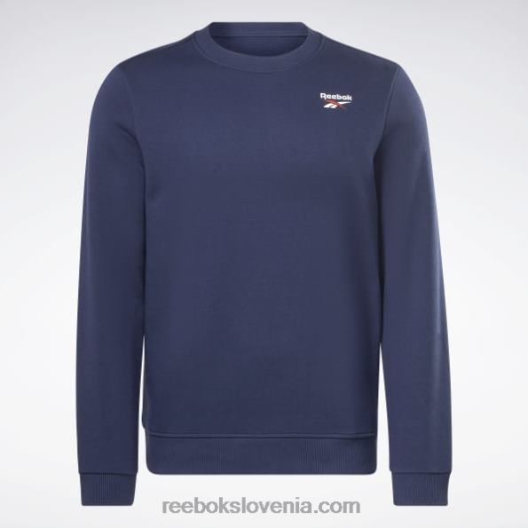 Reebok identity flis vector crew pulover R22JR1180 vektorska mornarica moški
