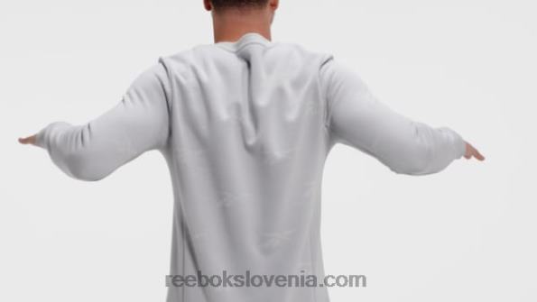 Reebok identity vector pulover iz flisa R22JR1248 čista siva 3 moški
