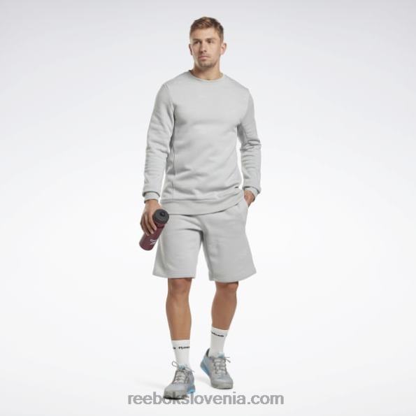 Reebok identity vector pulover iz flisa R22JR1248 čista siva 3 moški