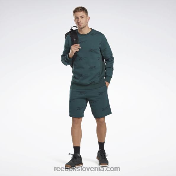 Reebok identity vector pulover iz flisa R22JR1305 gozdno zelena moški
