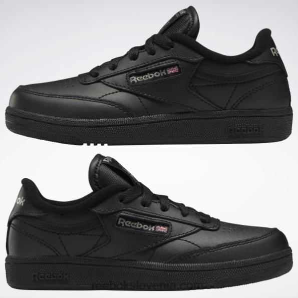 Reebok club c čevlji - predšolski R22JR1429 črna/oglje otroci