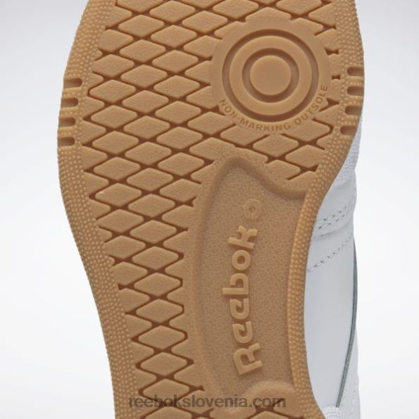 Reebok club c čevlji - razredna šola R22JR1391 belo/gumi otroci