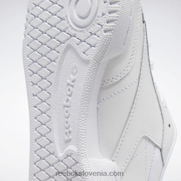 Reebok club c čevlji - razredna šola R22JR1394 bela/prosojno siva otroci