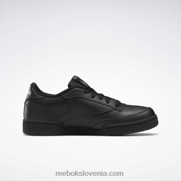 Reebok club c čevlji - razredna šola R22JR1436 črna/oglje otroci