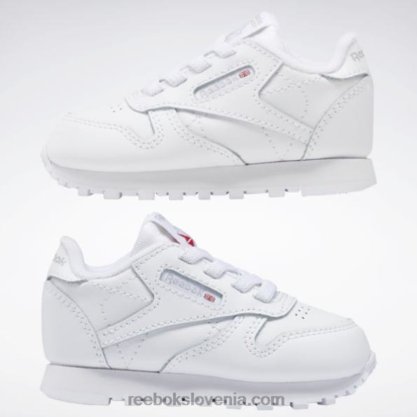 Reebok klasični usnjeni čevlji - malčki R22JR1376 ftwr bela otroci