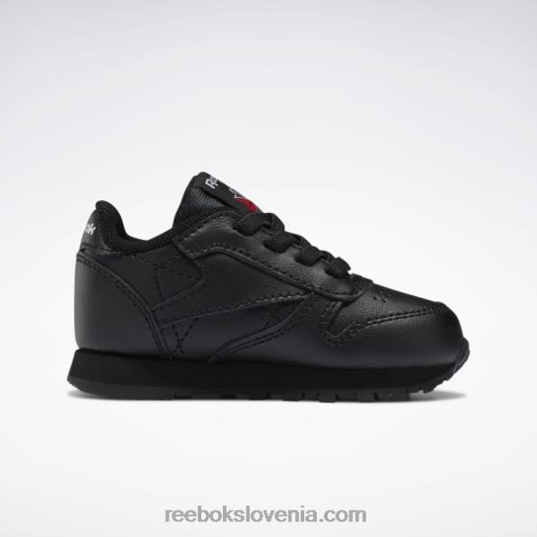 Reebok klasični usnjeni čevlji - malčki R22JR1393 jedro črno otroci