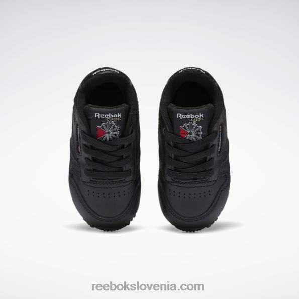 Reebok klasični usnjeni čevlji - malčki R22JR1393 jedro črno otroci