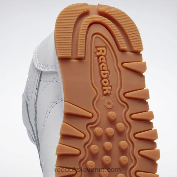 Reebok klasični usnjeni čevlji - malčki R22JR1448 ftwr bela/reebok gumijasta guma-02 otroci