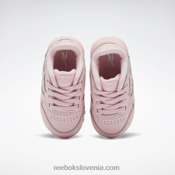 Reebok klasični usnjeni čevlji - malčki R22JR1453 roza sijaj otroci