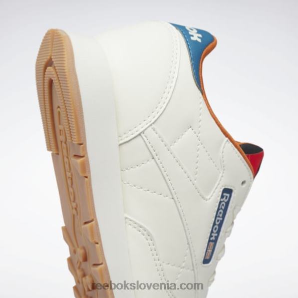 Reebok klasični usnjeni čevlji - osnovna šola R22JR1399 kreda/jekleno modra s23-r otroci