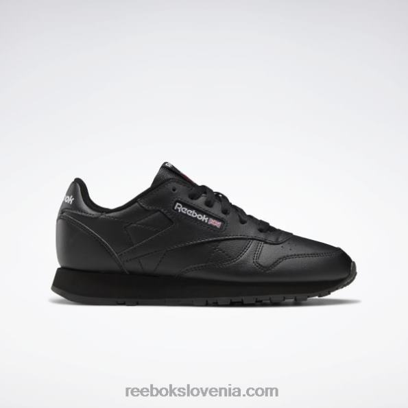 Reebok klasični usnjeni čevlji - osnovna šola R22JR1421 jedro črno otroci