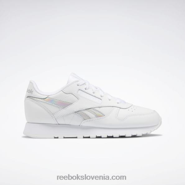 Reebok klasični usnjeni čevlji - osnovna šola R22JR1425 ftwr bela otroci