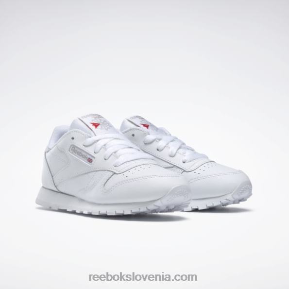 Reebok klasični usnjeni čevlji - predšolski R22JR1385 bela otroci