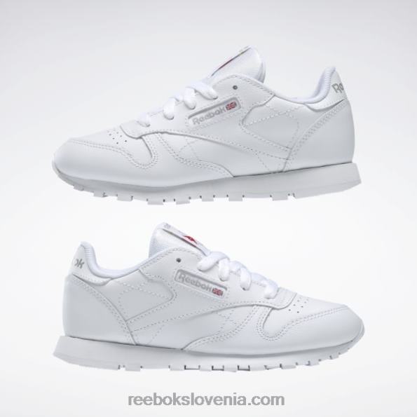 Reebok klasični usnjeni čevlji - predšolski R22JR1385 bela otroci
