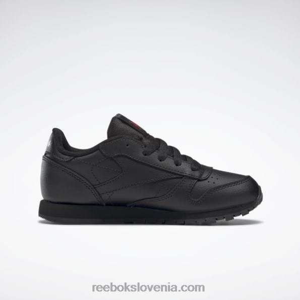 Reebok klasični usnjeni čevlji - predšolski R22JR1447 Črna otroci