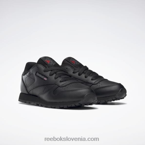 Reebok klasični usnjeni čevlji - predšolski R22JR1447 Črna otroci