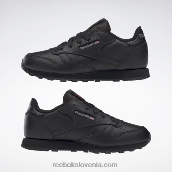 Reebok klasični usnjeni čevlji - predšolski R22JR1447 Črna otroci