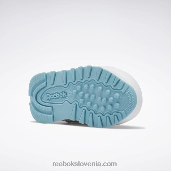 Reebok klasični usnjeni čevlji step 'n' flash - otroški R22JR1384 ftwr bela/digitalno modra otroci