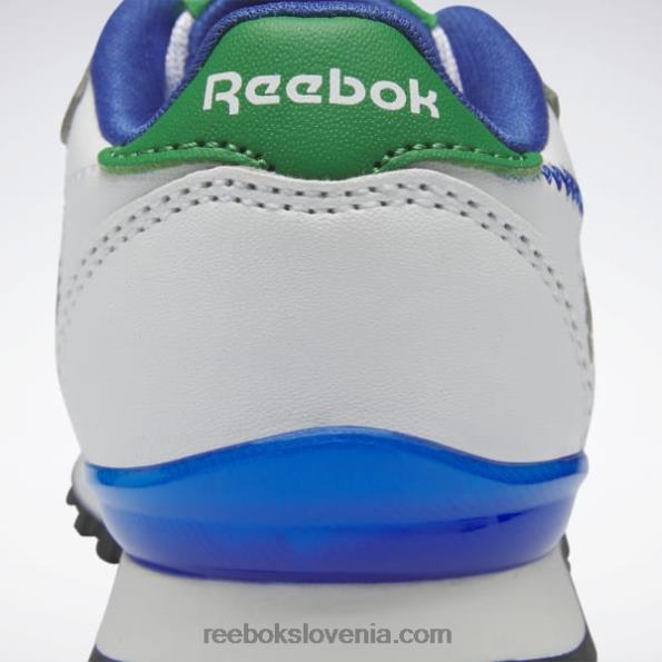 Reebok klasični usnjeni čevlji step 'n' flash - otroški R22JR1392 ftwr bela/vektorsko modra otroci