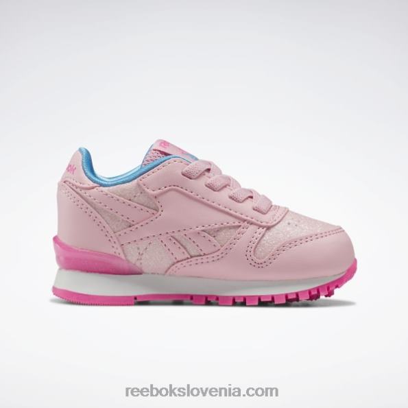 Reebok klasični usnjeni čevlji step 'n' flash - otroški R22JR1397 roza sij/atomsko roza otroci
