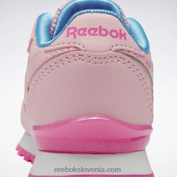 Reebok klasični usnjeni čevlji step 'n' flash - otroški R22JR1397 roza sij/atomsko roza otroci