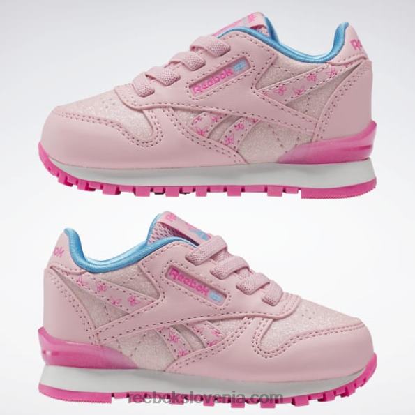 Reebok klasični usnjeni čevlji step 'n' flash - otroški R22JR1397 roza sij/atomsko roza otroci