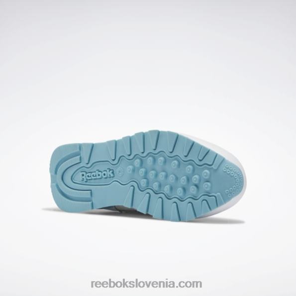 Reebok klasični usnjeni step 'n' flash čevlji - predšolski R22JR1433 ftwr bela/digitalno modra otroci