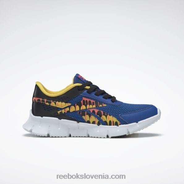 Reebok čevlji zig dynamica 2 - predšolski R22JR1383 vektorsko modra/jedro črna/oranžna svetloba otroci