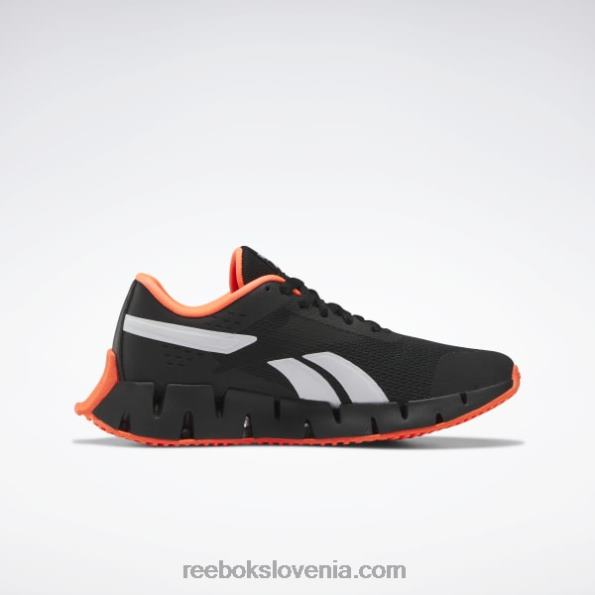 Reebok čevlji zig dynamica 2 - razredna šola R22JR1374 jedro črno/oranžno flare/ftwr belo otroci