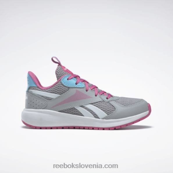 Reebok čevlji road supreme 4 - predšolski R22JR1441 čista siva 3/prava roza/digitalno modra otroci