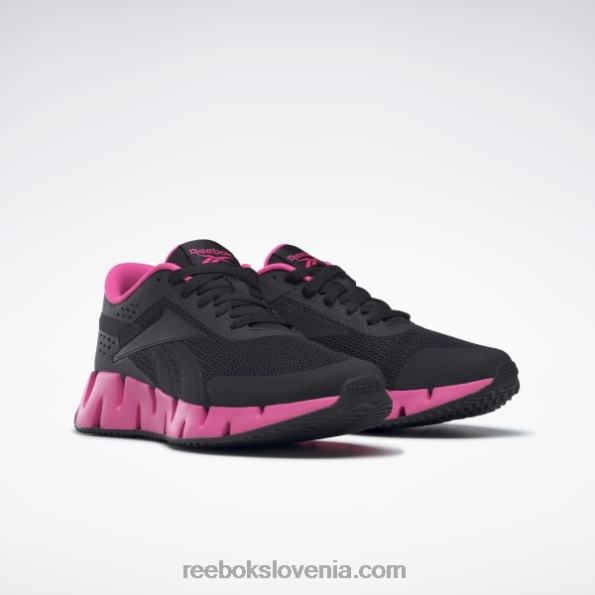 Reebok čevlji zig dynamica 2 - razredna šola R22JR1371 jedro črno/atomsko roza otroci