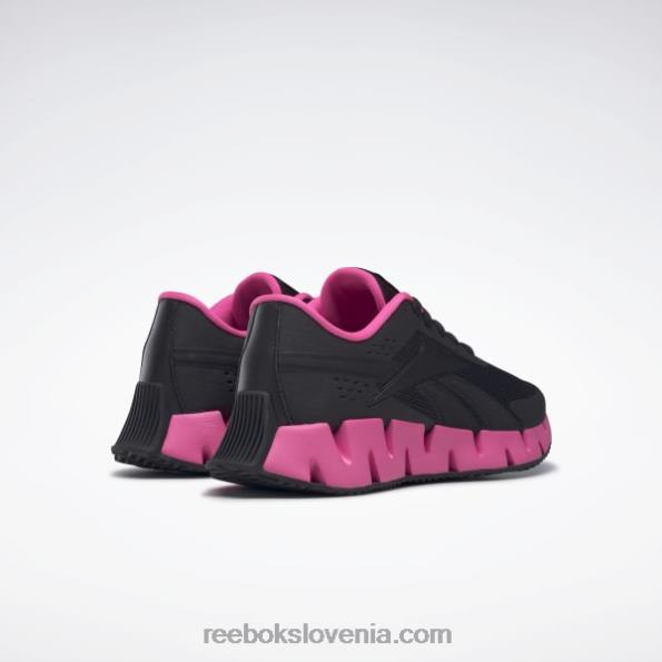 Reebok čevlji zig dynamica 2 - razredna šola R22JR1371 jedro črno/atomsko roza otroci